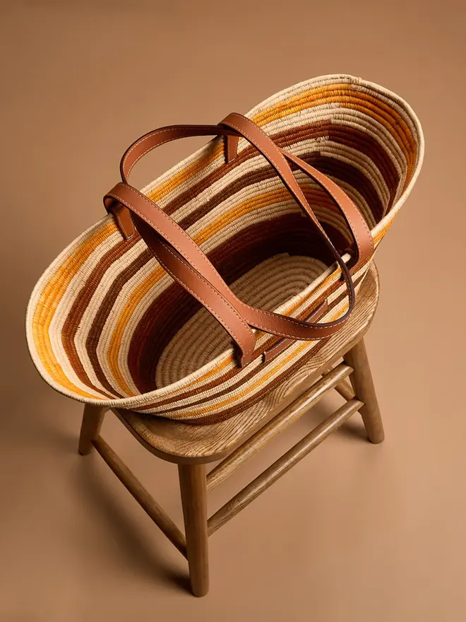Paloma Palm Leaf Basket