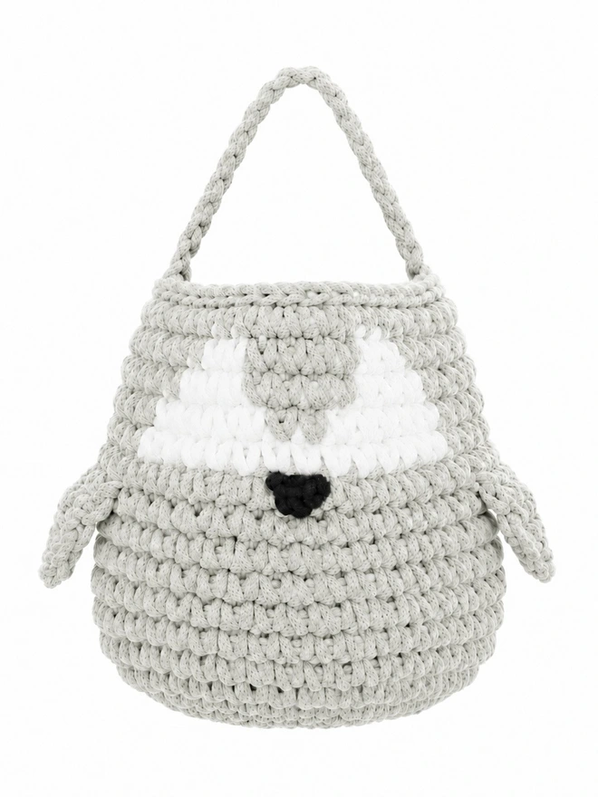 light olive penguin basket