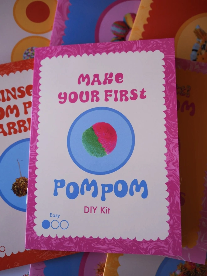 First Pom Pom DIY Kit