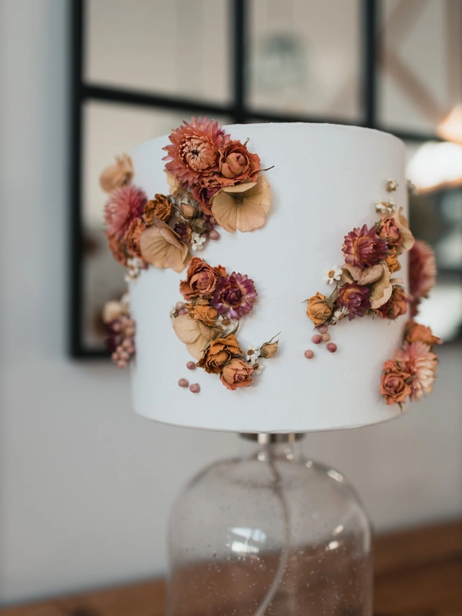 Floral lampshade