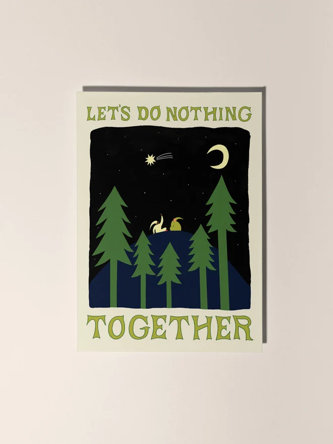 'Let's Do Nothing Together' Love Card