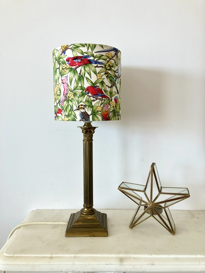 Lampshade, Bedside Lampshade, Maximalist Decor, Home Decor, Drum Lampshade, Table Lampshade, Ceiling Lampshade