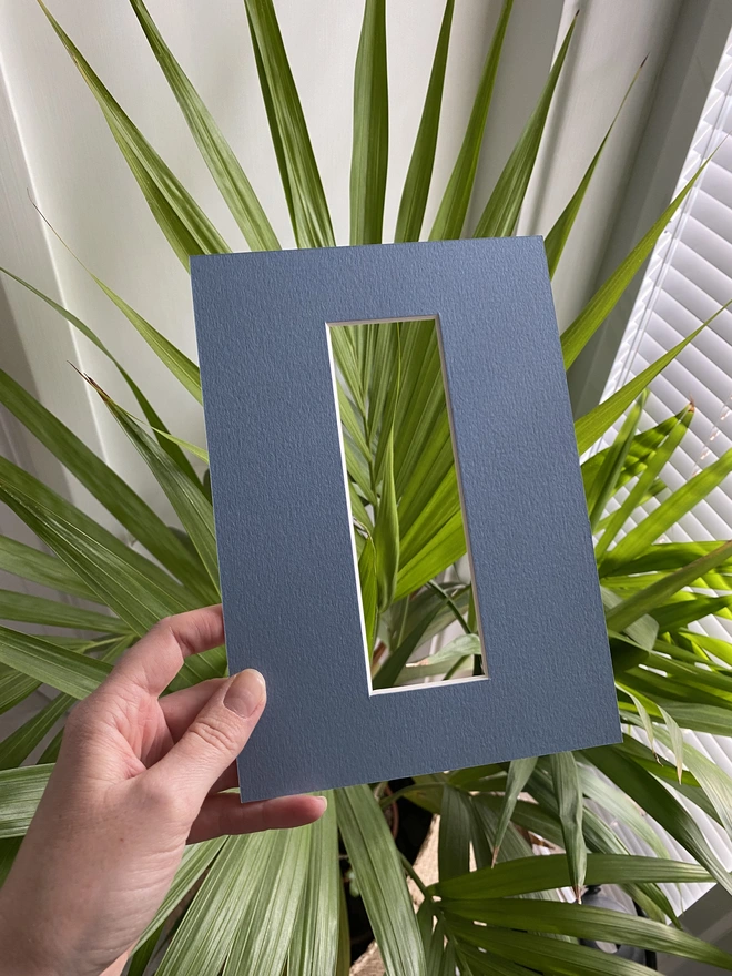 Blue A5 photo booth / photo strip mount