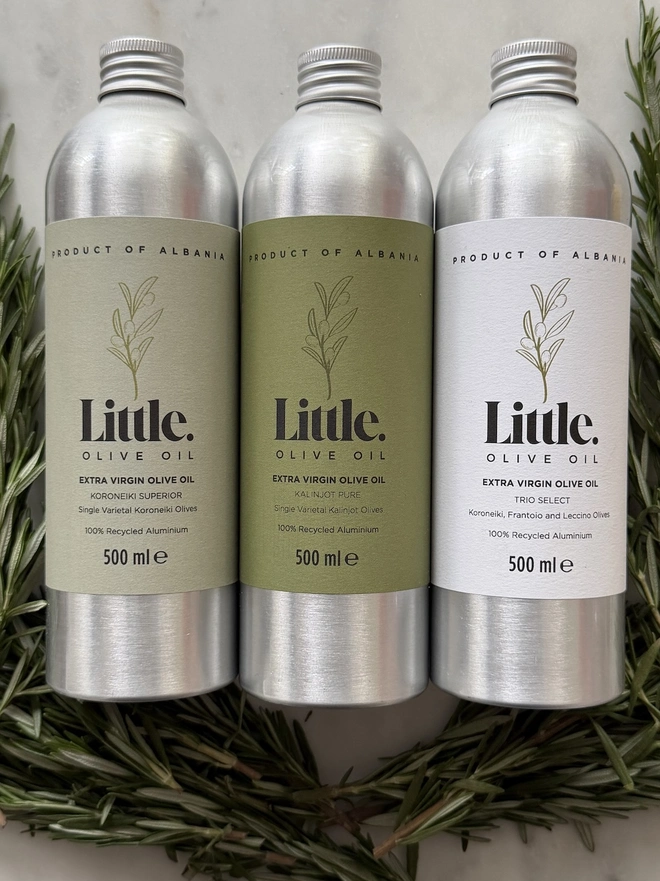 Extra Virgin Olive Oil Bundle with rosemary