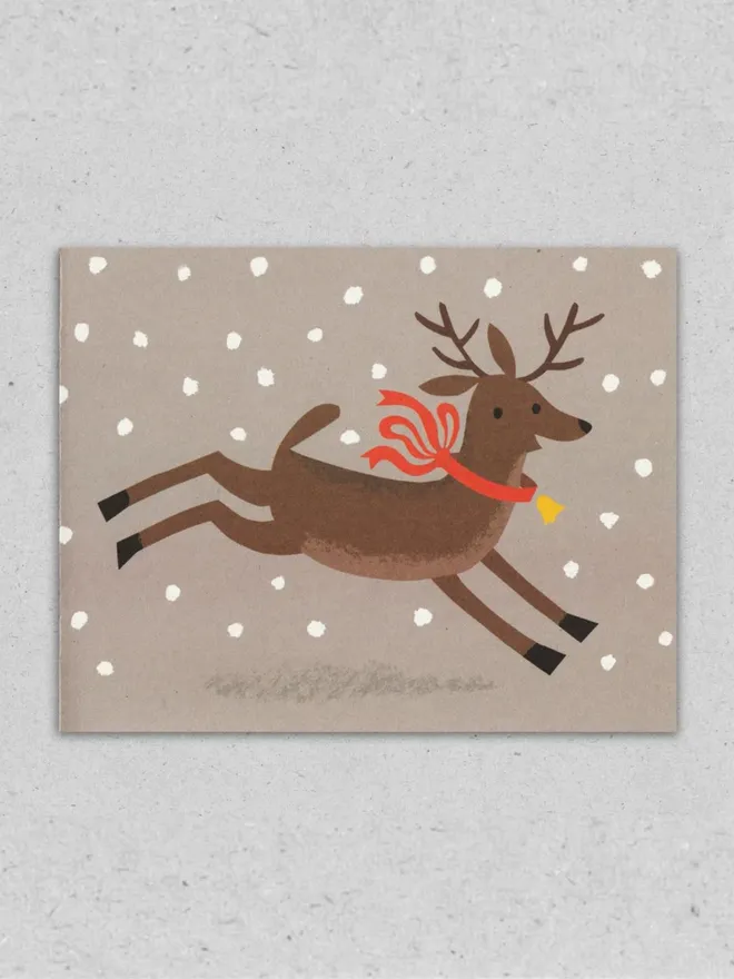 Prancer Christmas Card