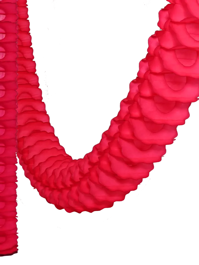 Classic Garland 4m, Crimson