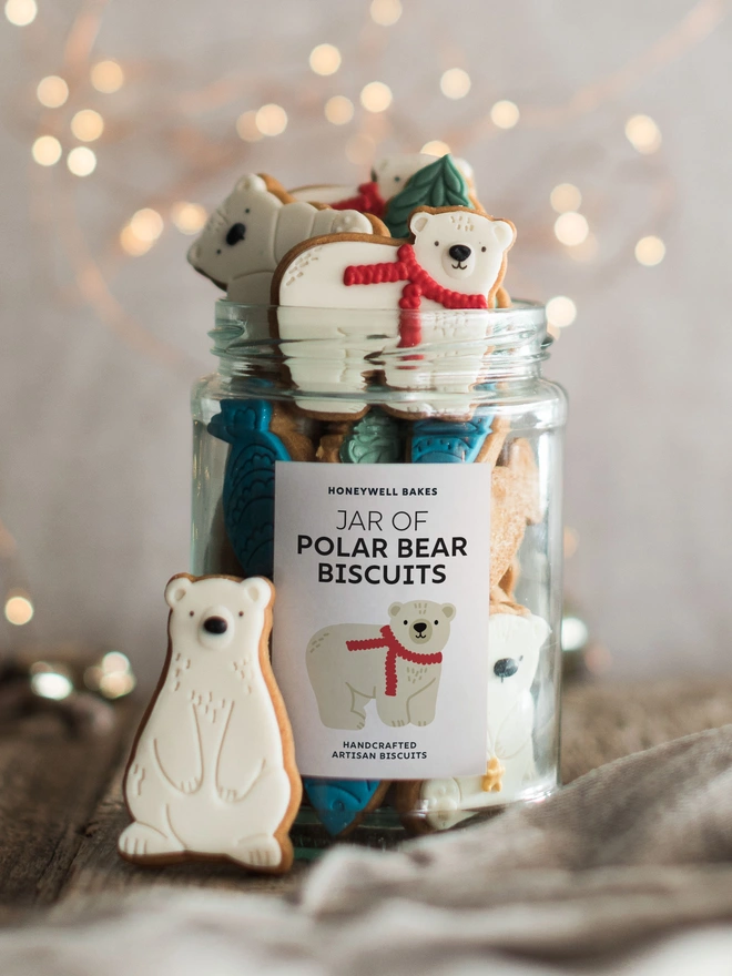 Jar of Polar Bear Biscuits