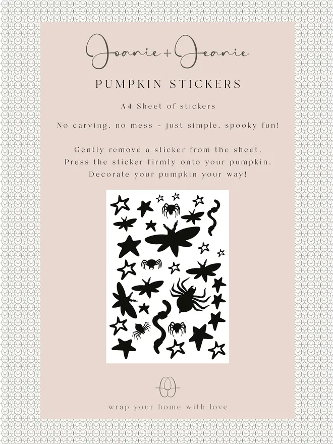 pumpkin sticker information
