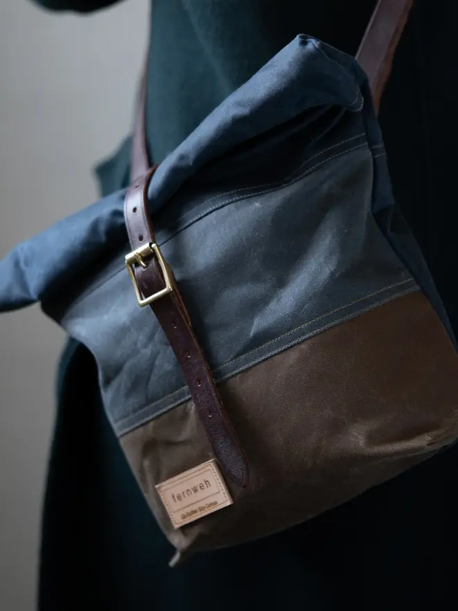 mini rolltop crossbody bag