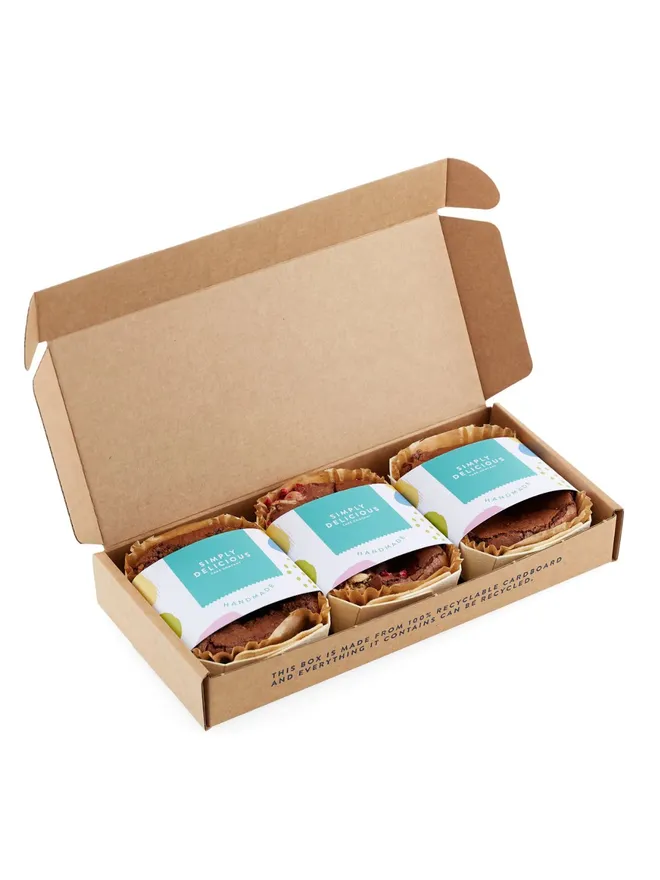 Letterbox Brownies (Box Of 3)