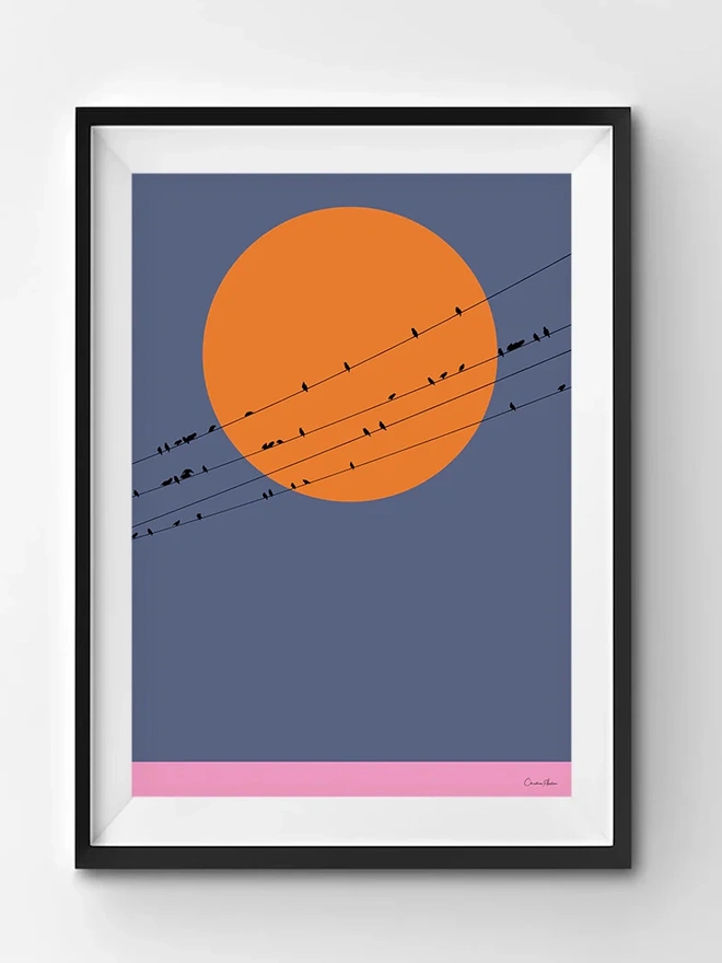 On A Wire Giclée Print 