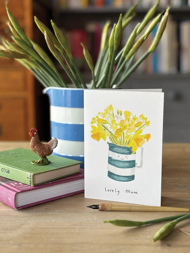 Daffodil Mother's Day Card