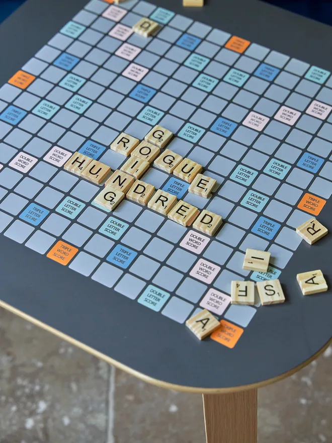 Scrabble Side Table