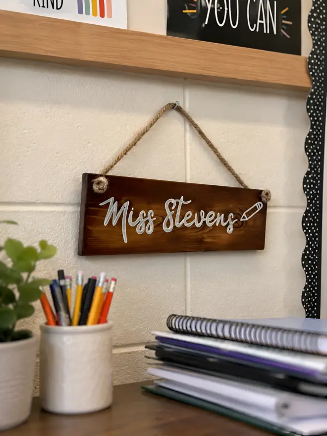 thank you teacher sign