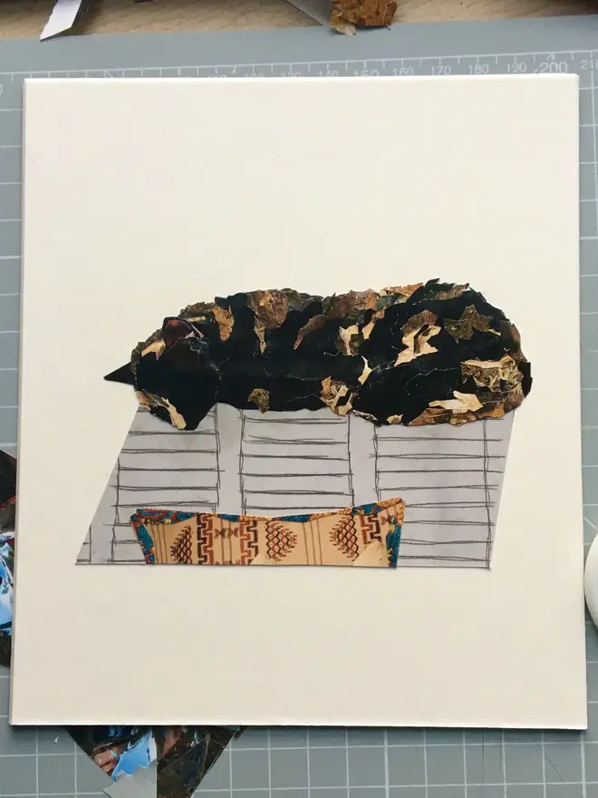 Handmade Cat Collages