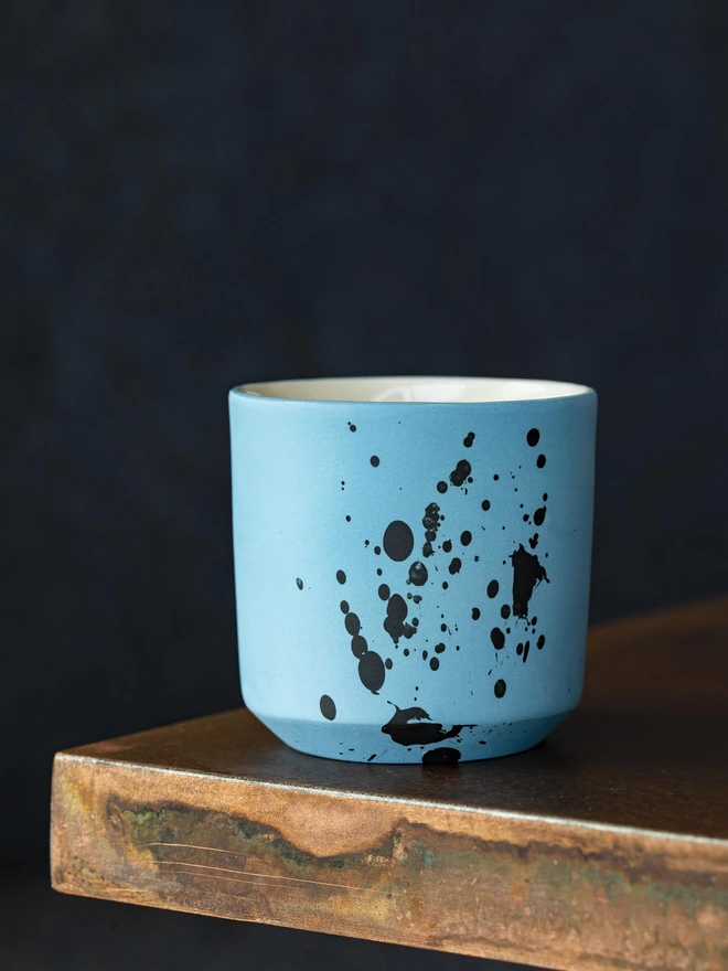 Azure blue tumbler