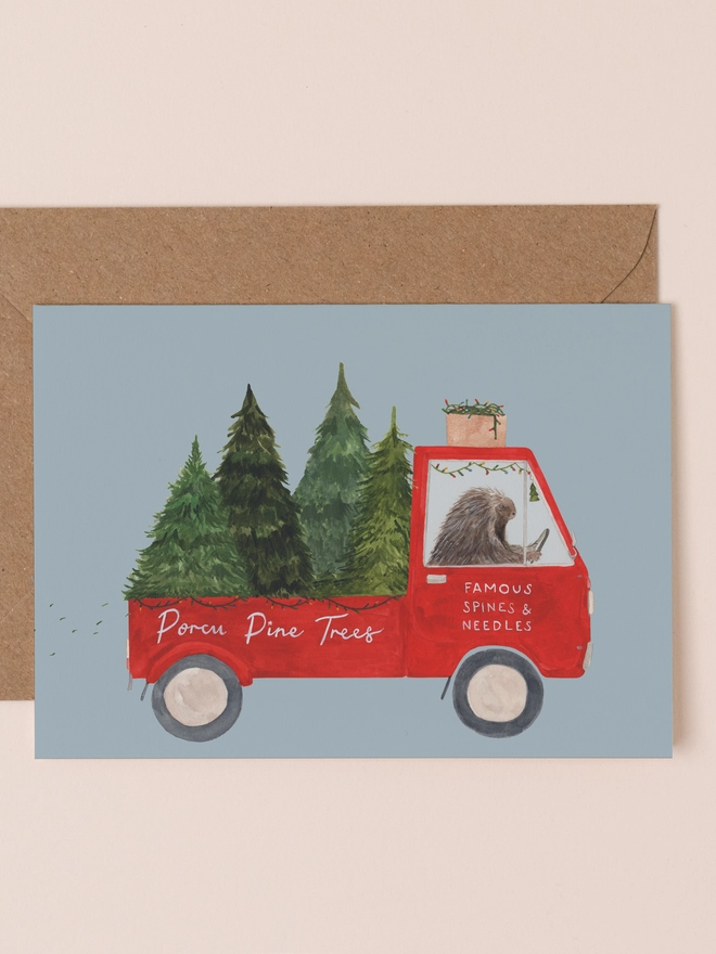 Porcupine Trees Card with envelope