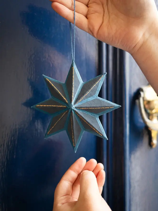 Midnight Star Screen-Printed Board Decoration