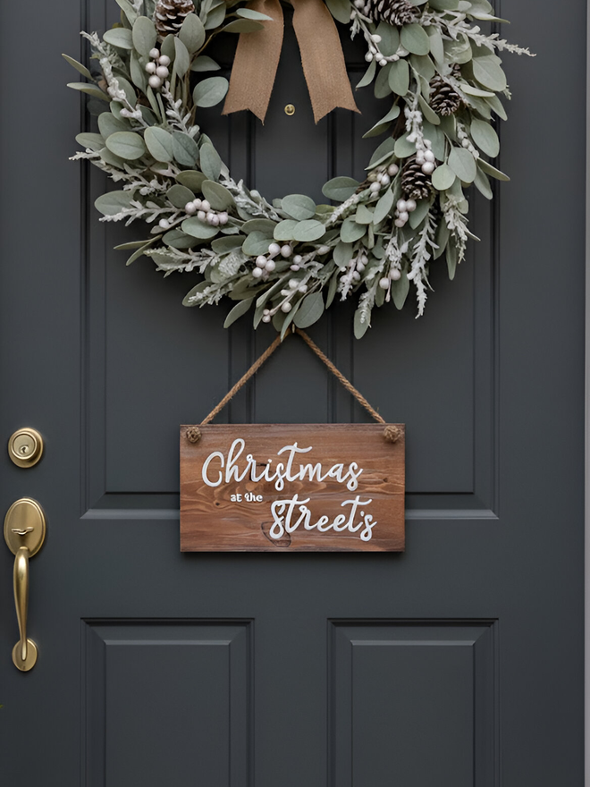 christmas at the sign