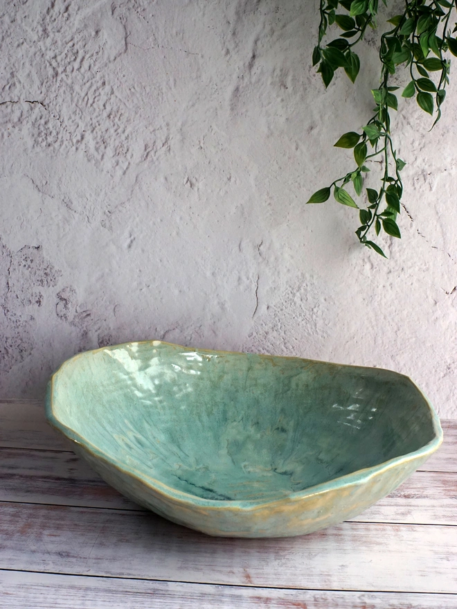 serving bowl, large serving bowl, centrepiece bowl, fruit bowl,  Jenny Hopps Pottery