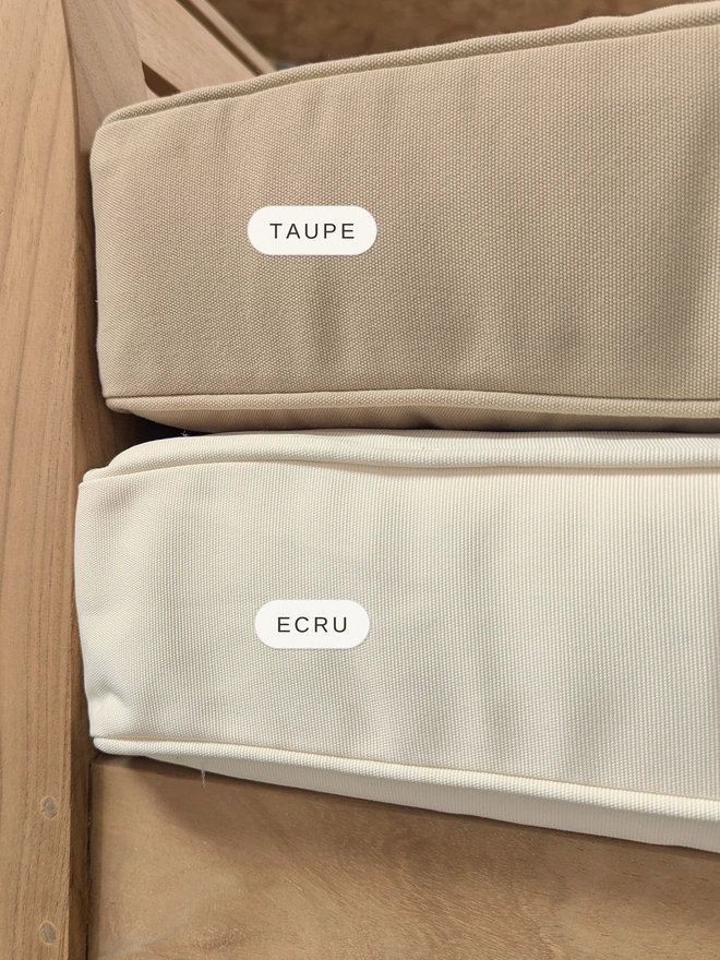 Options for cushions