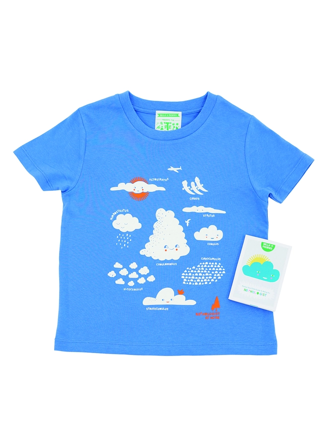 Cloud t-shirt and booklet