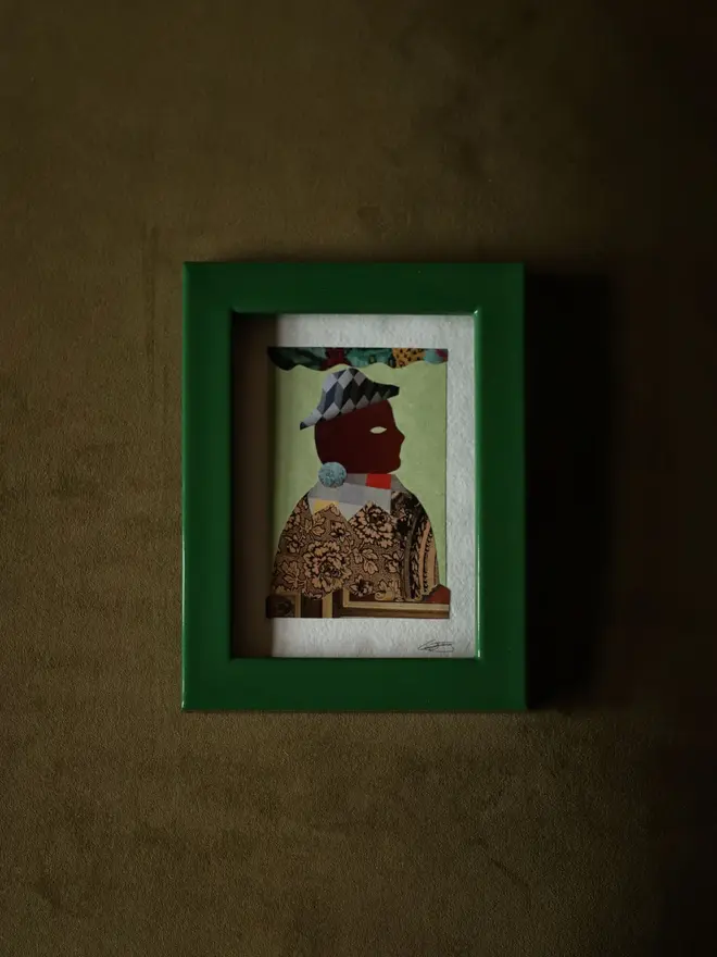 emerald lacquered frame