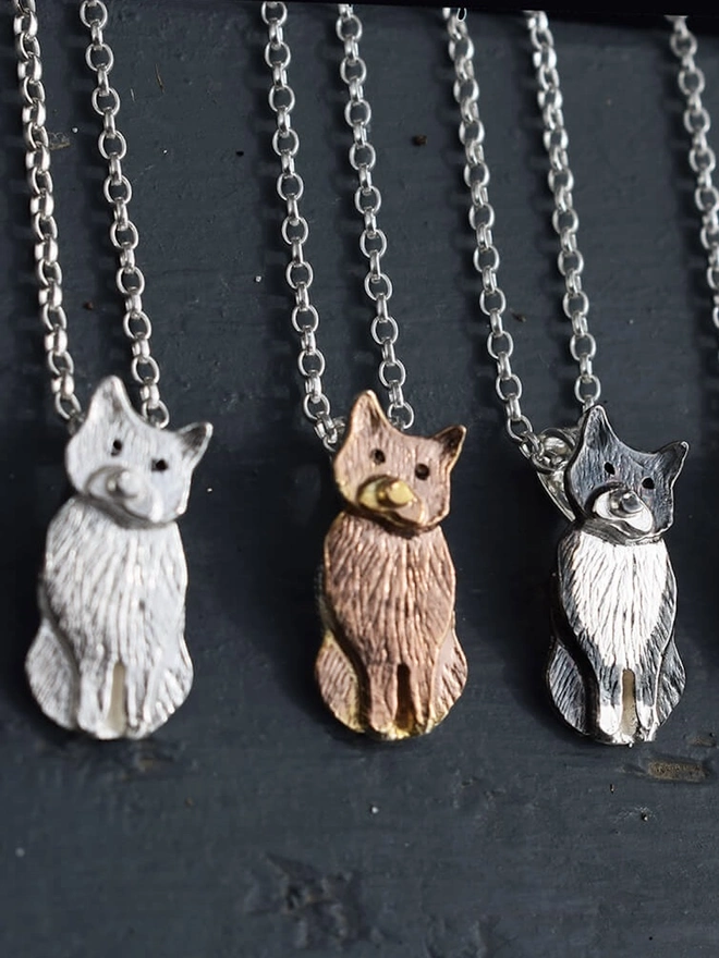 Tabby Cat Necklace
