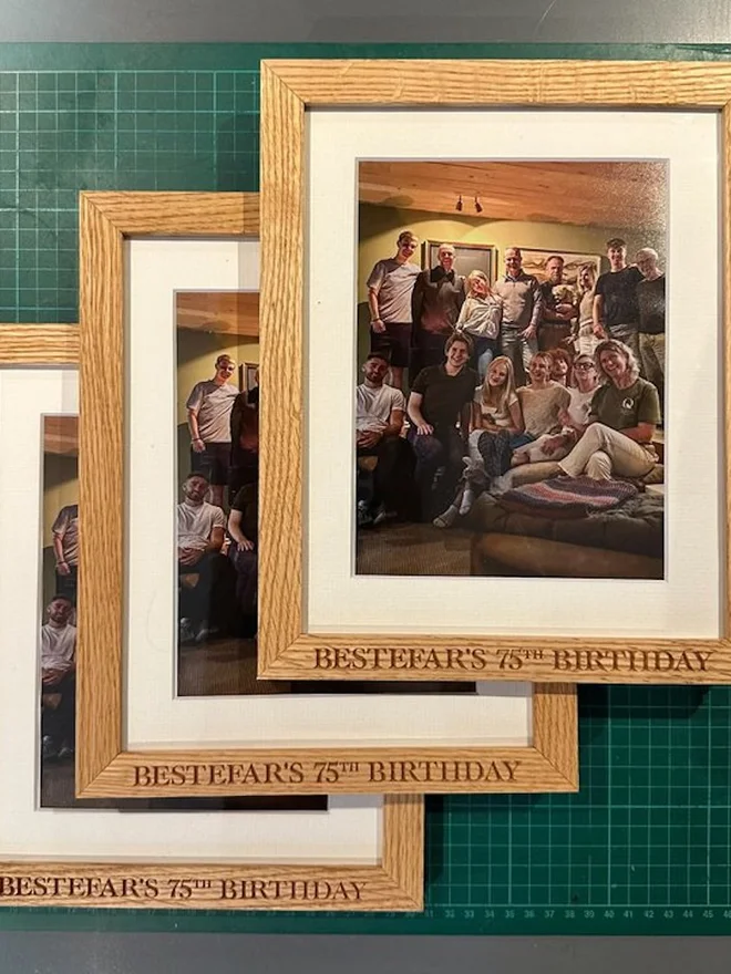 Oak Occasion Photo Frame