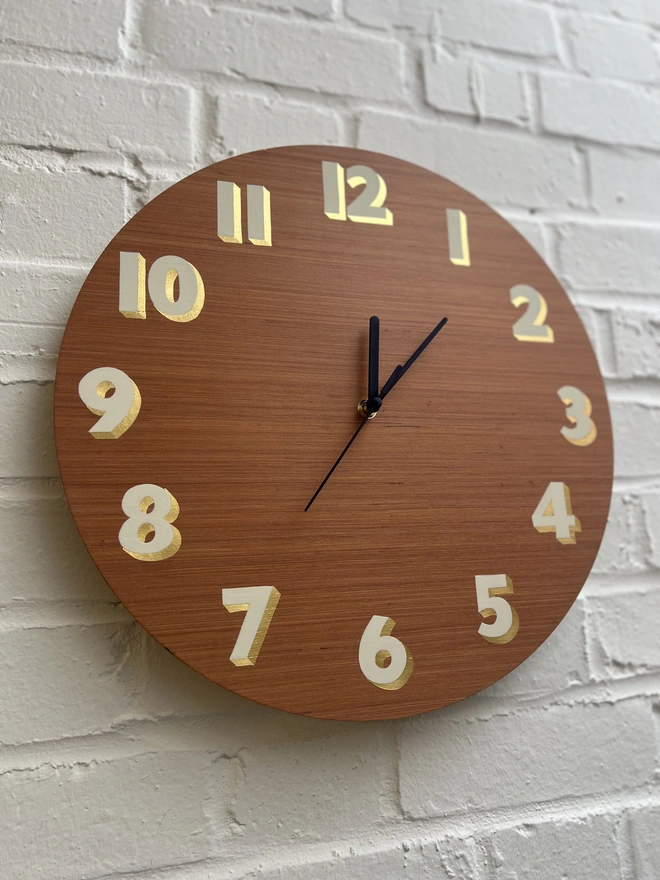 hand painted traditional clock