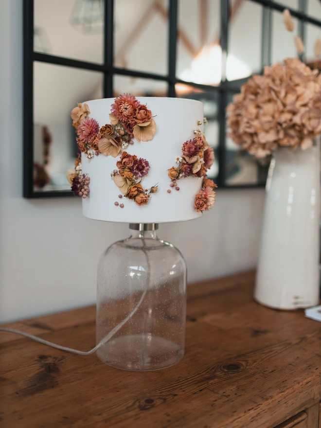 Floral lampshade