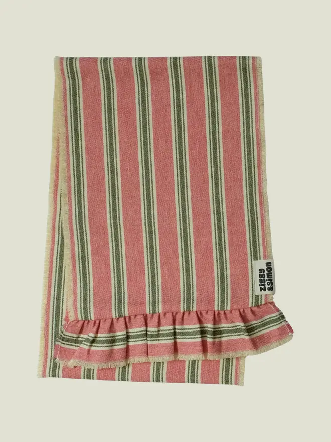 Pink Sherbet Runner. A runner in long.