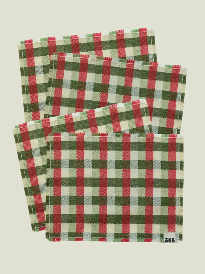 Sour Apple Placemats. Placemats in a set of four.