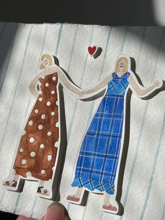 Besties Custom Made Portrait