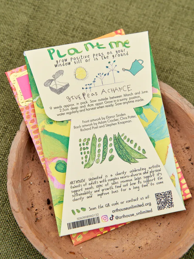 Pea seed packet
