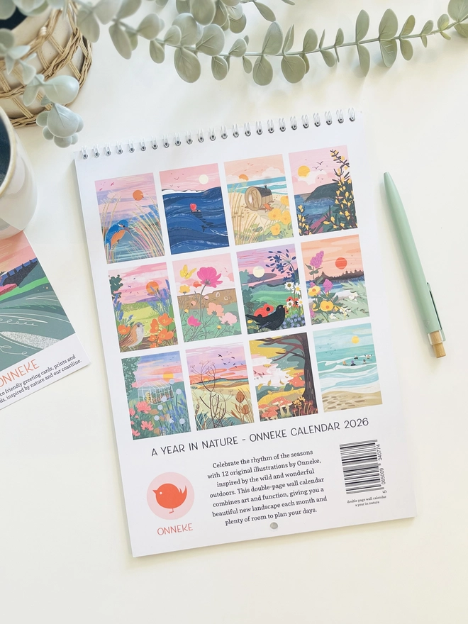 2026 Wall Calendar - A Year in Nature