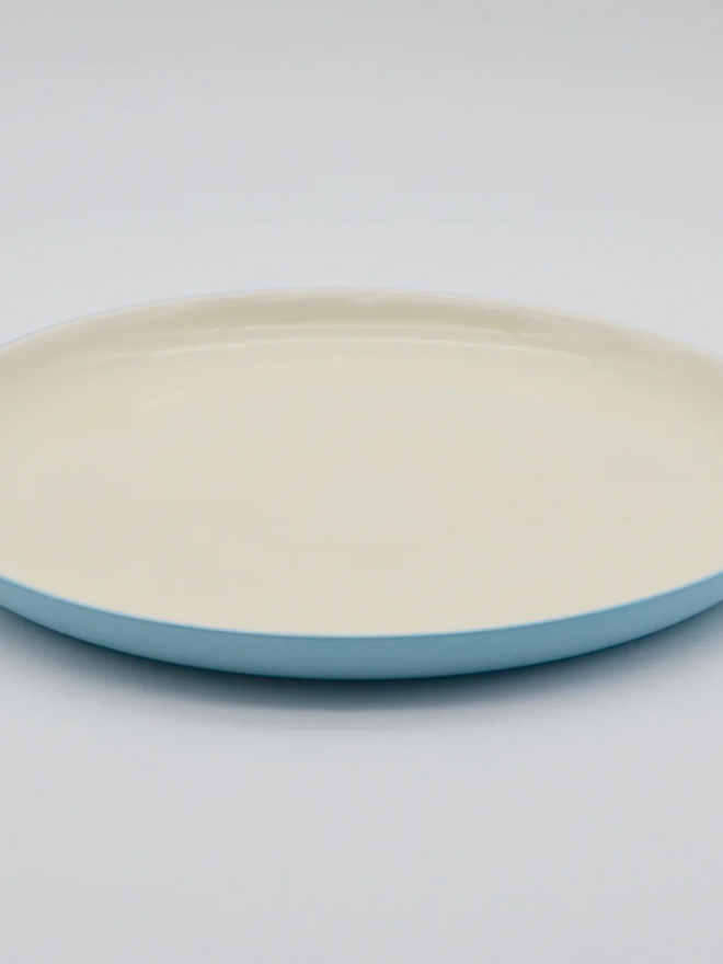 Dinner Plate. A blue dinner plate.