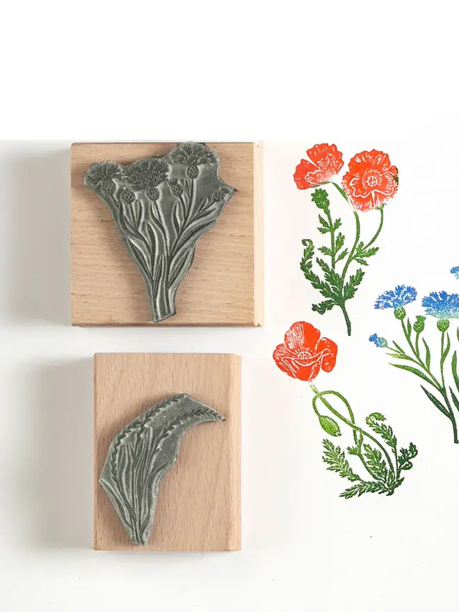 Summer Meadow Rubber Stamp Collection