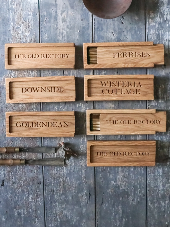 Lots of lovely large matchboxes