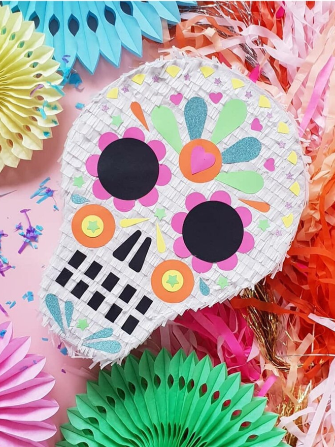 Sugar skull pinata