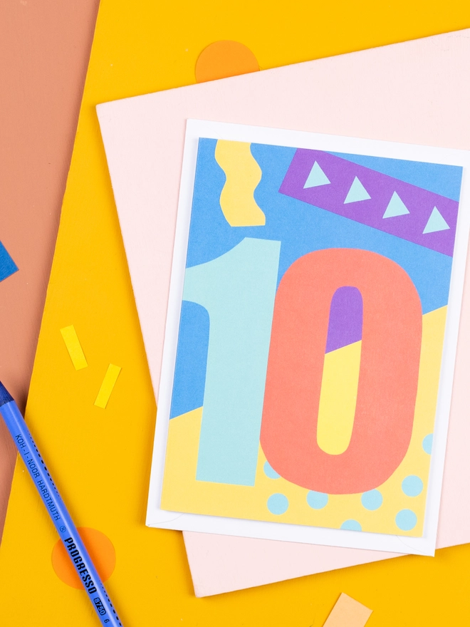 10th Birthday Card