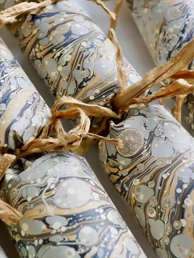 Earthed toned Christmas crackers - to be filled 