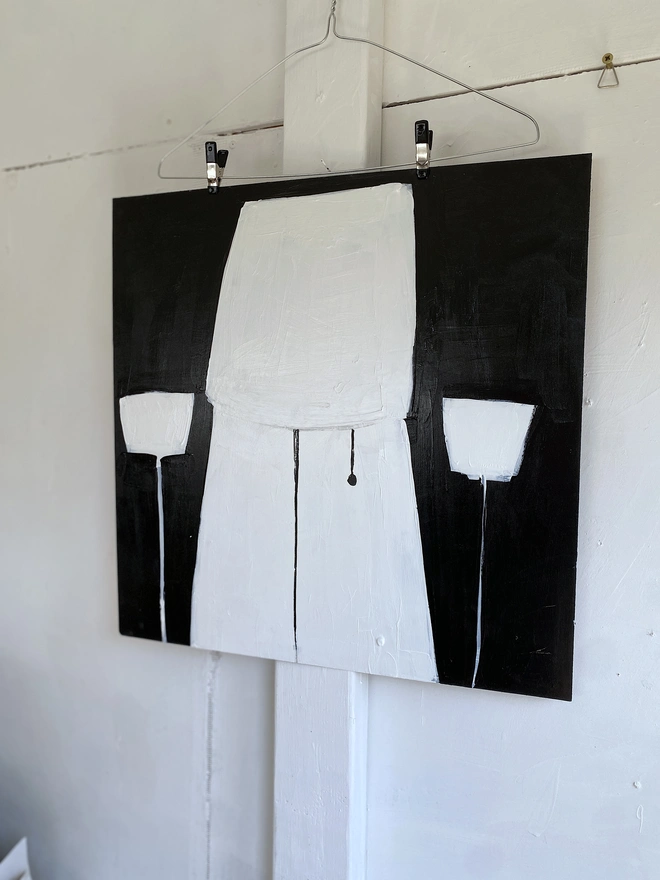 'Date Night'. Original Painting on Board by Samantha Barnes