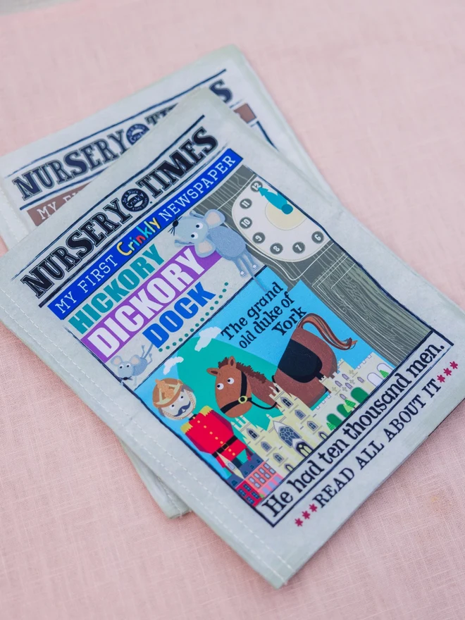 Nursery Rhymes 2 Three Classics Crinkly Newspaper