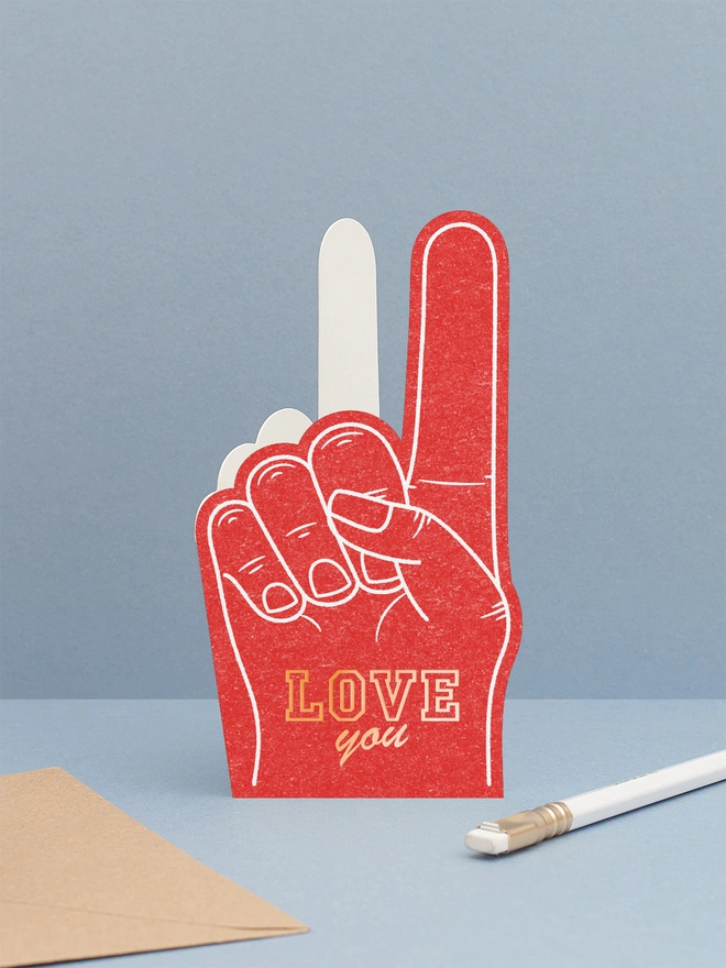 red-foam-finger-greeting-card-with-hot-foil-love-you-for-valentines-day