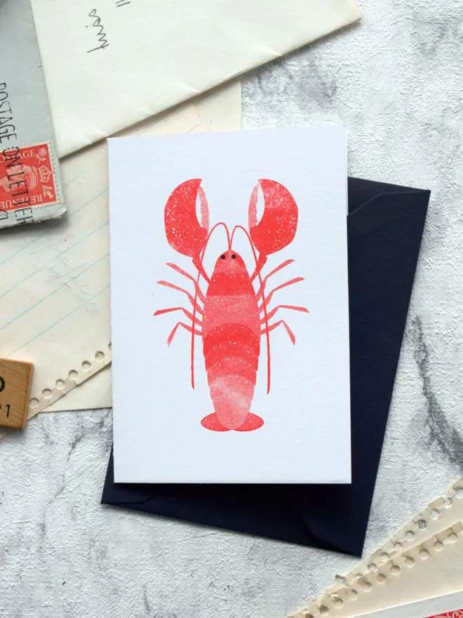 Lobster Mini Card