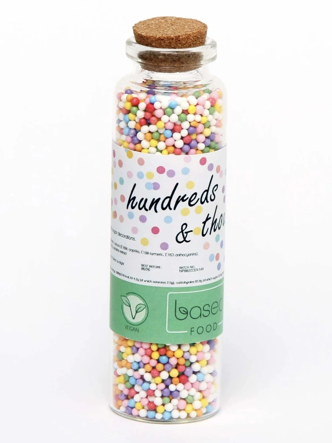 Hundreds And Thousands Sprinkles Jar