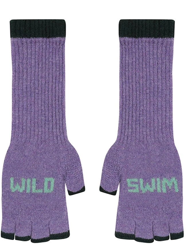 "Wild Swim" Fingerless Gloves 