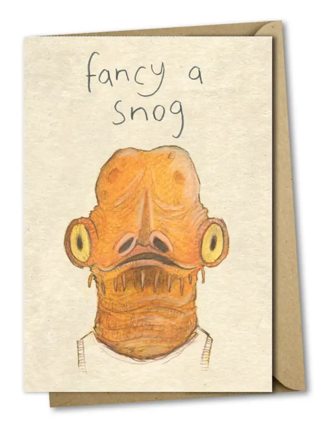 fancy a snog star wars card