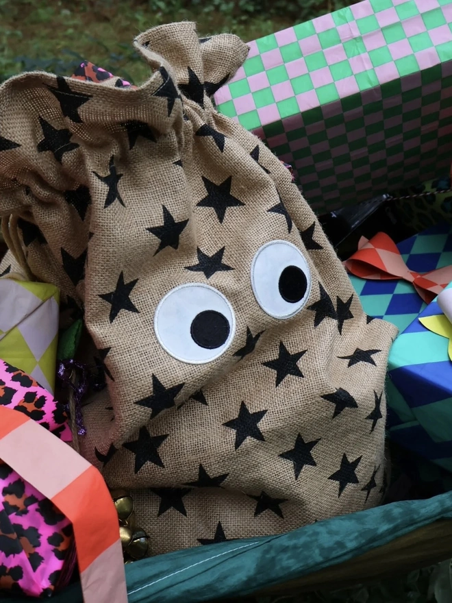 Googly Eyes Christmas Sack